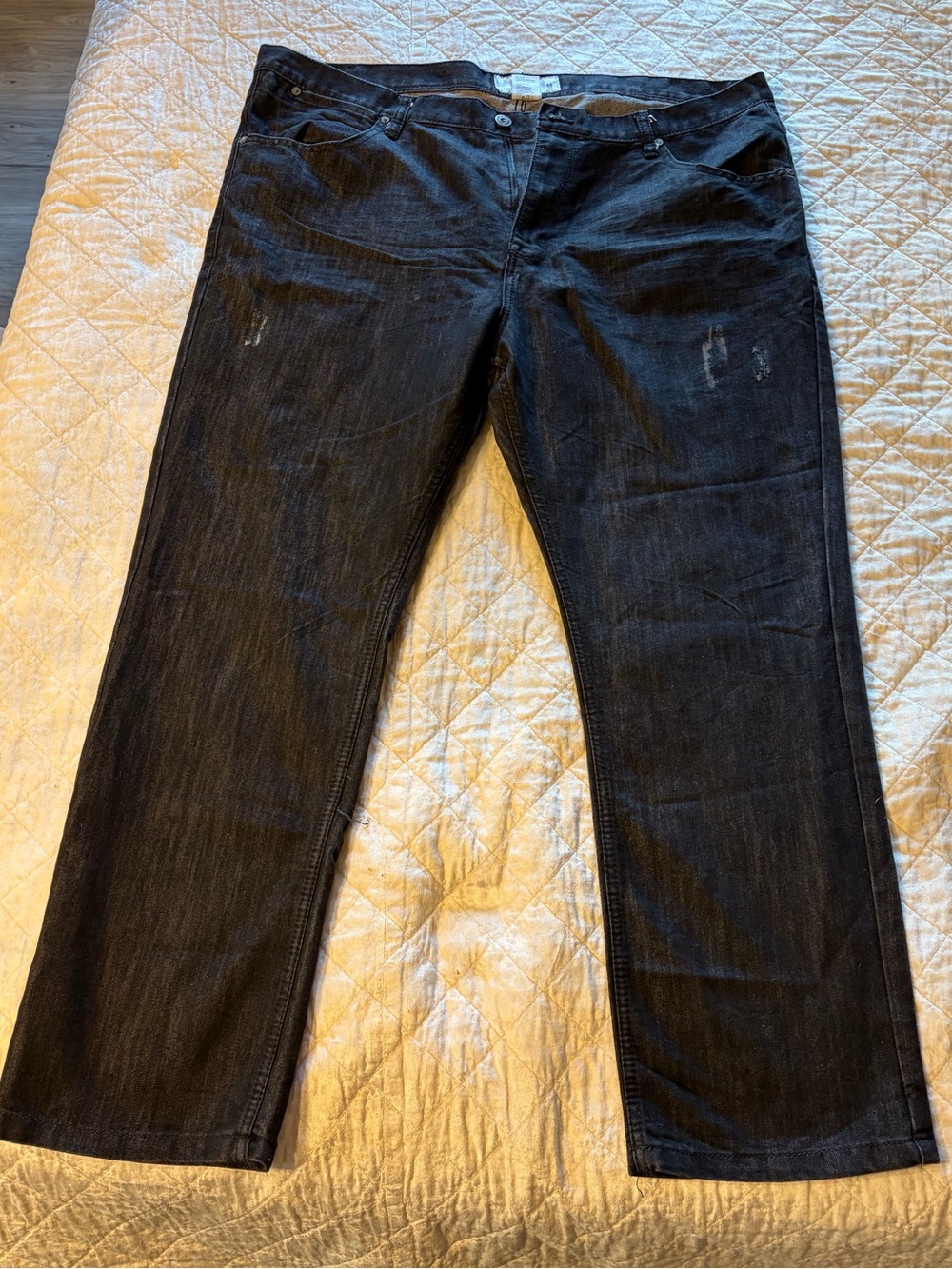 Paper Denim & Cloth Men's Black Relaxed Jeans
